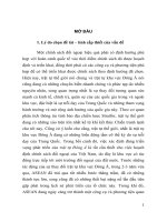 Vai trò của ASEAN trong Trật tự Đông Á tới năm 2020 và Định hướng chính sách đối ngoại của Việt Nam (TT)