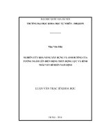 Nghiên cứu khả năng xây dựng và ảnh hưởng của tường ngầm lên biến động thủy động lực và hình thái ven bờ biển Nam Định