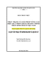 Nghiên cứu thực trạng và đề xuất giải pháp nâng cao hiệu quả chương trình dán nhãn sinh thái ở Việt Nam