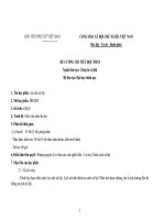 Đề cương học phần môn an sinh xã hội