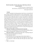 Báo cáo Phát triển cộng đồng ở Việt Nam Thực trạng và định hướng tiếp cận