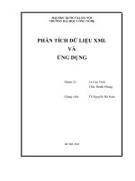 TIỂU LUẬN MÔN CƠ SƠ DỮ LIỆU NGỨng dụng Tổng hợp tin từ các tờ báo điện tử