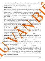 BÀI TOÁN VẬT LÝ LIÊN QUAN ĐẾN GIẢNG ĐỒ VEC TƠ