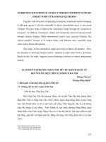 Báo cáo Giải pháp marketing nhằm thu hút khách quốc tế đến với ẩm thực đêm tại phố cổ Hà Nội