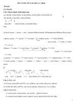 ĐỀ CƯƠNG ÔN TẬP HÓA LỚP 11 HỌC KỲ II