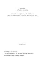 Tiểu luận môn Thẩm định tài chính dự án đầu tư