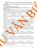 TÀI LIỆU VỀ DAO ĐỘNG TẮT DẦN – DAO ĐỘNG DUY TRÌ – DAO ĐỘNG CƯỠNG BỨC – CÔNG HƯỞNG