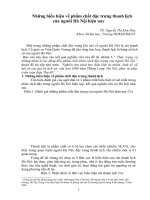 Những biểu hiện về phẩm chất đặc trưng thanh lịch của người Hà Nội hiện nay