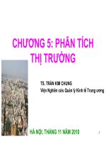 Slide bài giảng môn thị trường bất động sản: Chương 5: Phân tích thị trường
