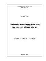 Sở hữu chéo trong lĩnh vực ngân hàng theo pháp luật Việt Nam hiện nay