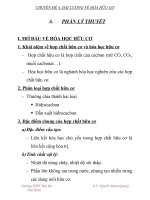 ÔN TẬP CHUYÊN ĐỀ 4  ĐẠI CƯƠNG VỀ HÓA HỮU CƠ