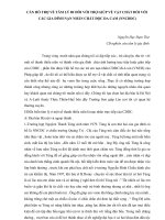 CẦN HỖ TRỢ VỀ TÂM LÝ ĐI ĐÔI VỚI TRỢ GIÚP VỀ VẬT CHẤT ĐỐI VỚI CÁC GIA ĐÌNH NẠN NHÂN CHẤT ĐỘC DA CAM (NNCDDC)