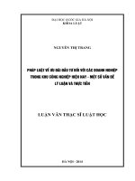 Pháp luật về ưu đãi đầu tư đối với các doanh nghiệp trong khu công nghiệp hiện nay - Một số vấn đề lý luận và thực tiễn