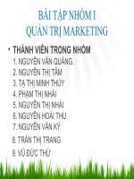 SLIDE thuyết trình môn quản trị marketing tìm hiểu về sản phẩm honda lead