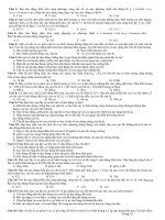 Đề thi chương dao động cơ