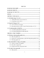 Nghiên cứu xác định một số dạng mangan trong chè