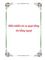 điều khiển từ xa quạt bằng tia hồng ngoại