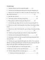 Tổng hợp 23 câu hỏi ôn tập kinh tế môi trường