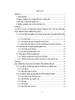 Đánh giá tài nguyên địa mạo dải ven biển tỉnh bình thuận phục vụ phát triển du lịch