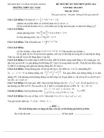 Đề thi quốc gia năm 2015 môn toán