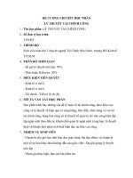 Đề cương chi tiết học phần Lý thuyết tài chính công (45 tiết) (ĐH Kinh tế TP.HCM)