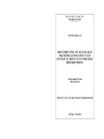 Hoàn thiện công tác kế toán quản trị chi phí tại tổng công ty sản xuất đầu tư dịch vụ xuất nhập khẩu bình định