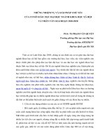 Những nhiệm vụ và giải pháp chủ yếu của cơ sở giáo dục đại học ngành khoa học xã hội và nhân văn giai đoạn 2010-2020