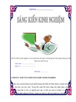 Một số kinh nghiệm về việc triển khai nội dung 5 của phong trào Xây dựng trường học thân thiện, học sinh tích cực