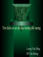 Tìm hiểu cơ sở dữ liệu hướng đối tượng