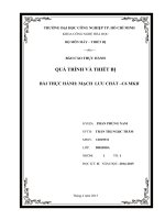 thực hành mạch lưu chất