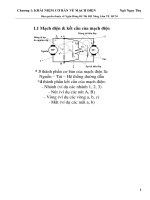 Khái niệm cơ bản về mạch điện và bài tập có giải thích