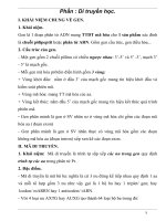 ÔN TẬP SINH HỌC LỚP 11