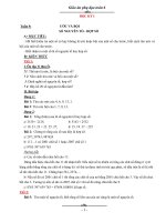 Giáo án phụ đạo toán 6