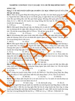 SÓNG ÂM – CÁC DẠNG BÀI TOÁN LIÊN QUAN ĐẾN CÁC ĐẶC TÍNH VẬT LÝ CỦA ÂM