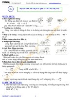 đại cương về hiện tượng cảm ứng điện từ