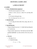 ÔN TẬP CHUYÊN ĐỀ 3 CACBON - SILIC