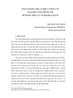 Đào tạo khoa học xã hội và nhân văn ở Đại học Tổng hợp Hà Nội