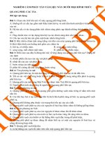 BÀI TẬP VẬT LÝ VẬN DỤNG VỀ QUANG PHỔ CÁC TIA