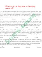 Đề thi lí giao động cơ