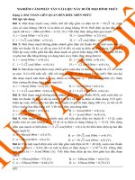 BÀI TOÁN VẬT LÝ LIÊN QUAN ĐẾN BIỂU DIỄN PHỨC