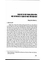 Báo cáo quan hệ xã hội trong bệnh viện 1 số vấn đề lý luận và thực tiễn hiện nay