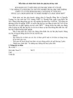 bản khảo sát ý kiến phụ huynh học sinh về tác động của phương án thi tốt nghiệp thpt và tuyển sinh ĐHHCĐ năm 2015 toqứi sự lựa chọn khối thi và nghề nghiệp của học sinh THPT