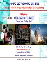 Slide tin học 10 bài 8 những ứng dụng của tin học _P.T.L Hương