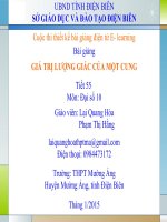 Slide tóan 10 GIÁ TRỊ LƯỢNG GIÁC CỦA MỘT CUNG _Quang Hòa ft Thị Hằng