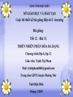 Slide Địa lí 12 bài 11 THIÊN NHIÊN PHÂN HÓA ĐA DẠNG_T.T Pham