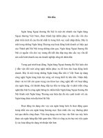 Quản lý và theo dõi hoạt động tín dụng cho vay tại Ngân hàng Ngoại thương Hà Nội