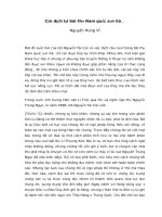 Báo cáo văn học Cần dịch lại bài thơ Nam quốc sơn hà