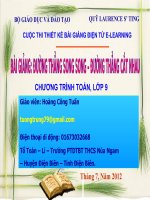 Slide tóan 9 BÀI GIẢNG ĐƯỜNG THẲNG SONG SONG – ĐƯỜNG THẲNG CẮT NHAU _Công Tuấn