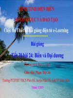 Slide Địa 6 bài 24 Biển và Đại dương _ P.T Cúc