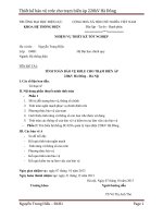 Đồ án tốt nghiệp Hệ thống điện  nguyễn trung hiếu